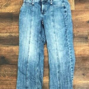 White House Black Market Straight Leg Blue Jeans